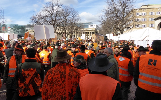 Demo in Stuttgart