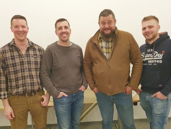 der neue Vorstand des Hegering Stetten a.k.M.