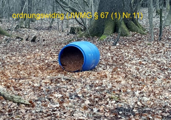 Ordnungswidrigkeit!