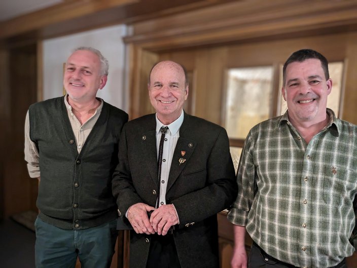 stellv. HRL Krämer, bester Schütze Alois Schmidt, HRL Kopp